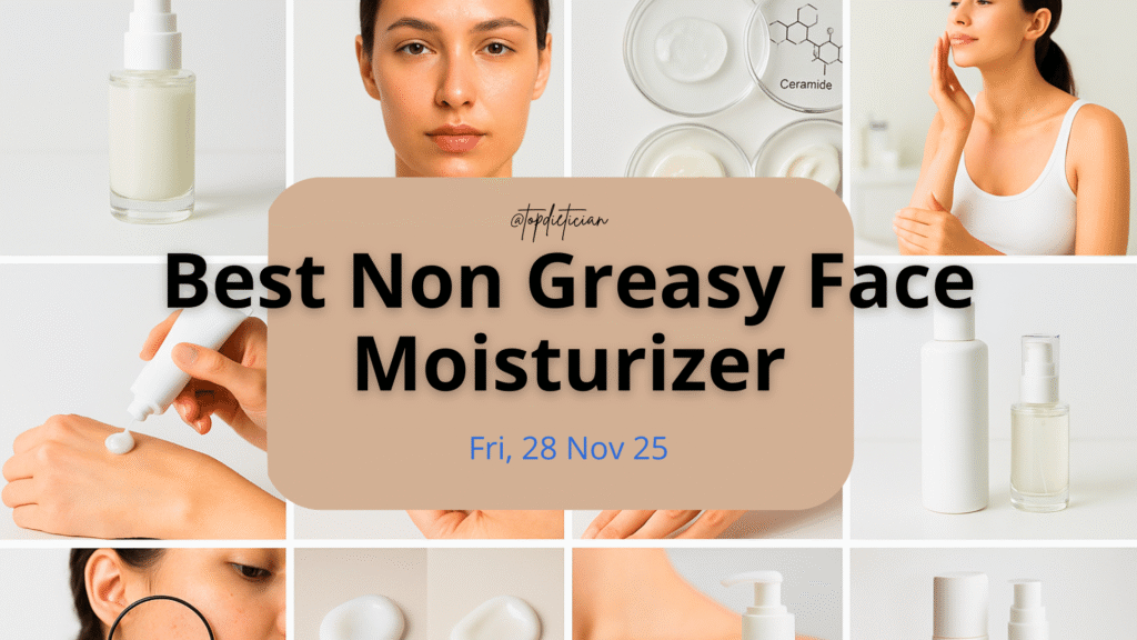 Best Non Greasy Face Moisturizer-topdietician